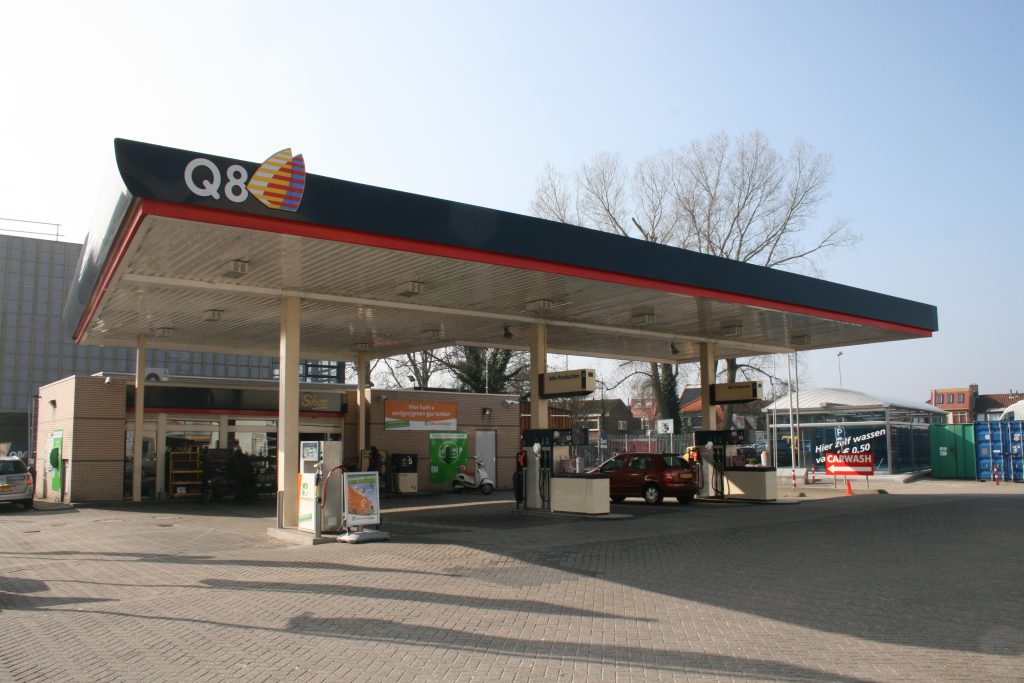 Q8, Haarlem, tankstation, groengas