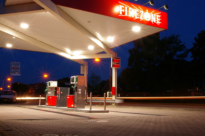 Firezone, benzinepomp, tankstation