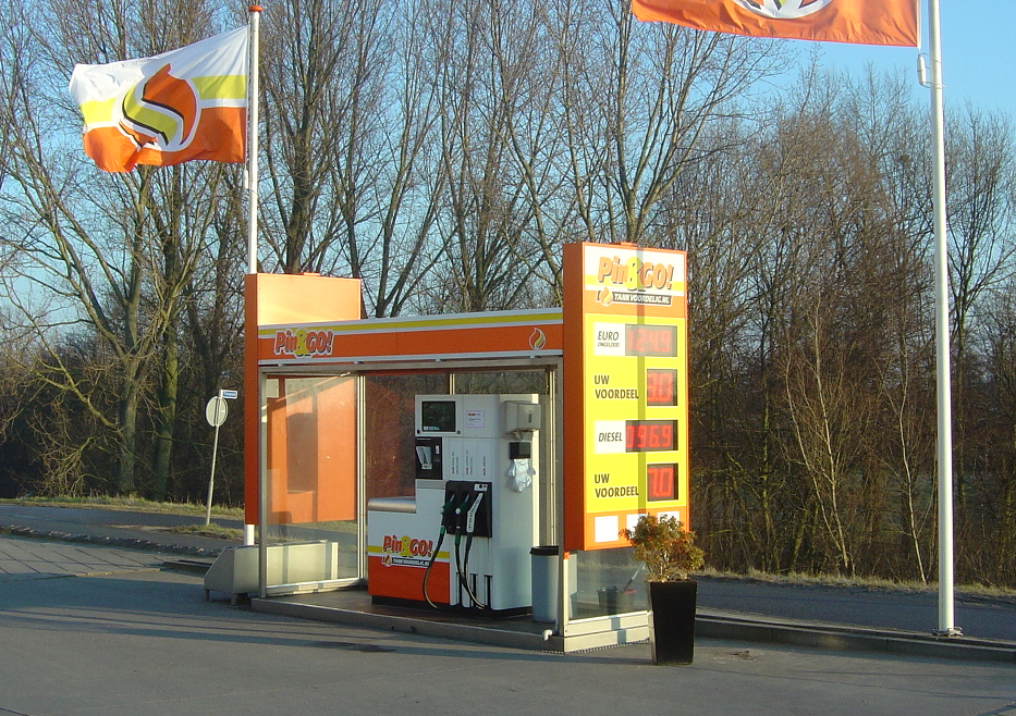 Pin&Go, tankstation