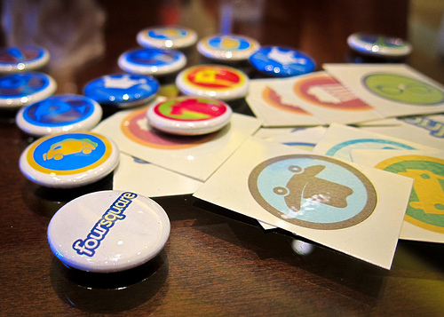 foursquare buttons