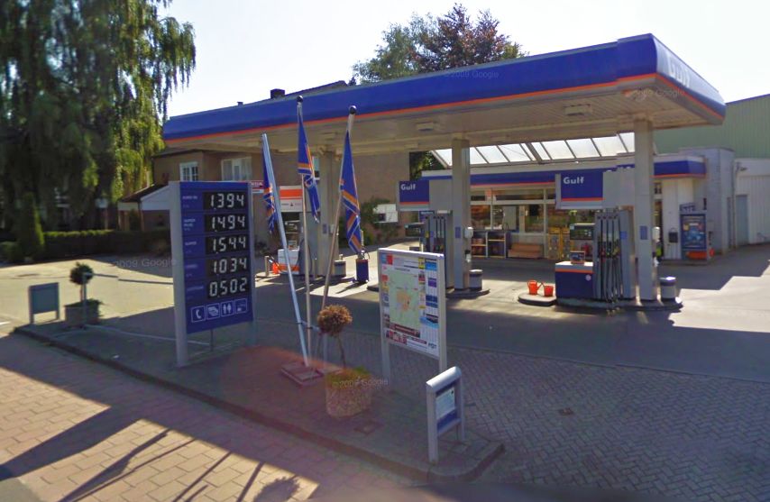 gulf, tankstation, haaksbergen