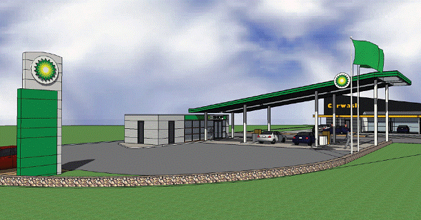 tankstation ontwerp bp