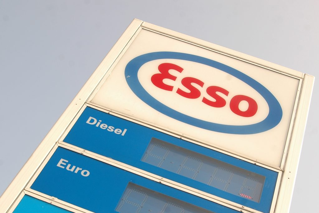 esso, prijzenbord