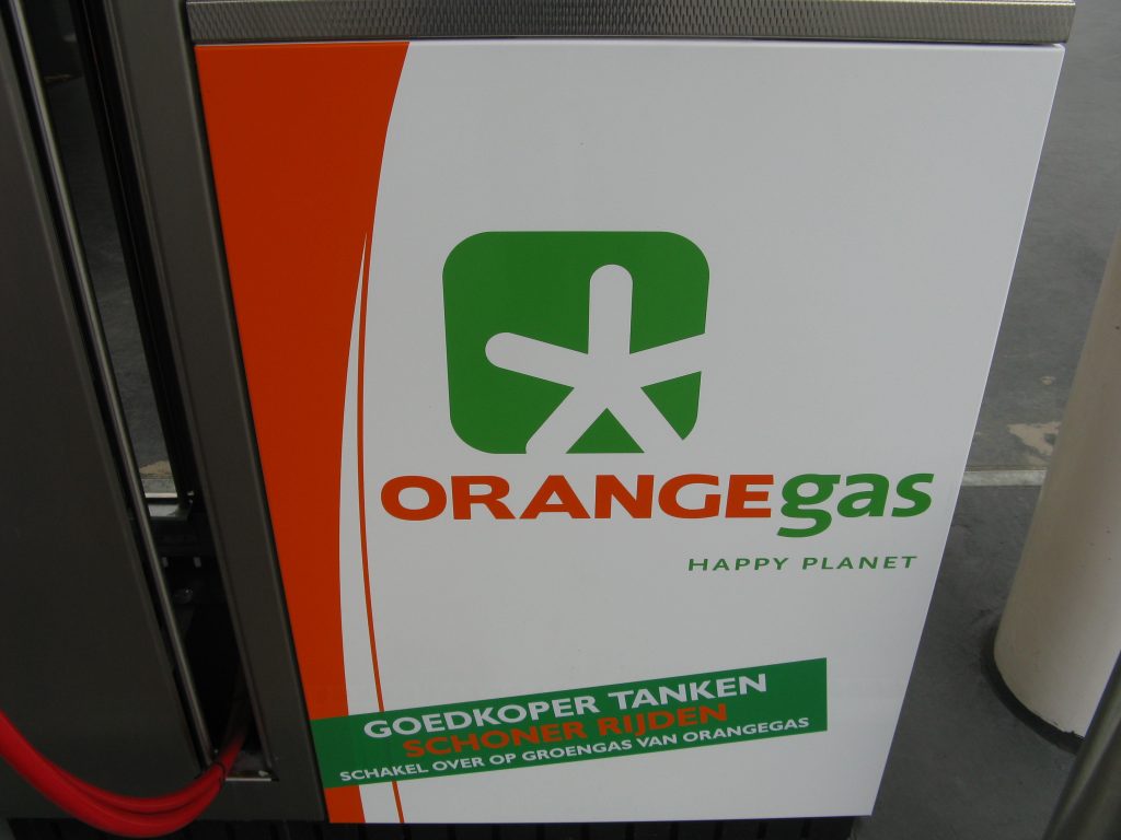 orangegas, vulpunt