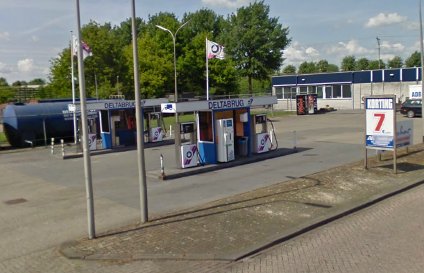 rotonde, onbemand tankstation, sliedrecht