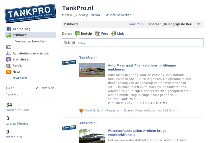 TankPro, Facebook