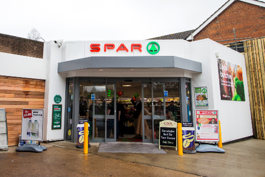 SPAR, Parkfoot, shop, tankstation