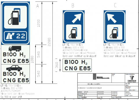 verwijzing, tankstation, CNG, alternatieve brandstof