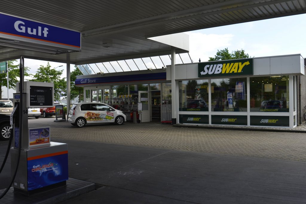 subway, gulf, tankstation, shop-in-shop