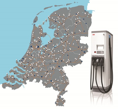 snellaadnetwerk, abb, Fastned, snellaadstation, snelweg, elektrische auto, opladen