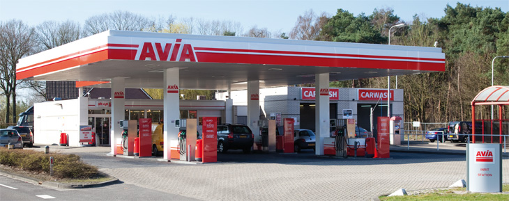 Tankstation, AVIA, benzinepomp