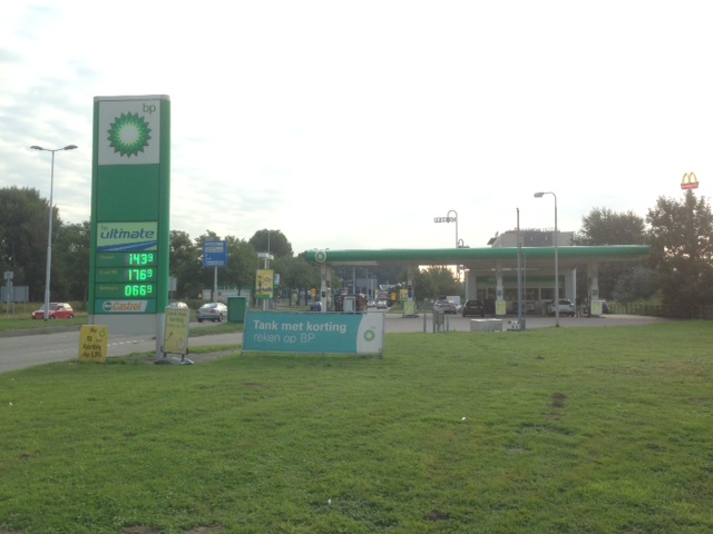 tankstation, BP, Rotterdam, Rozema