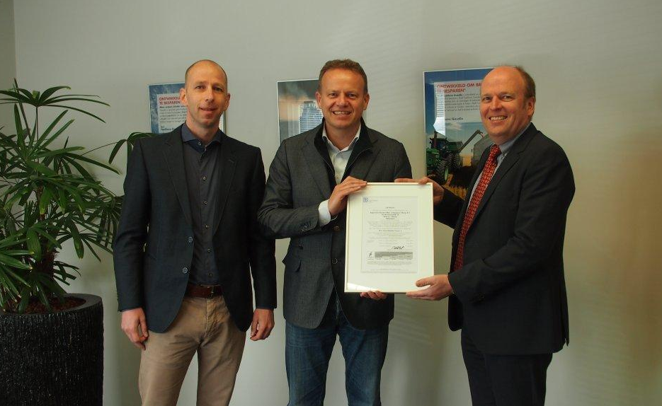 ABC Olie, Tilburg, Geert-Jan van Ierland, certificaat, MVO, prestatieladder