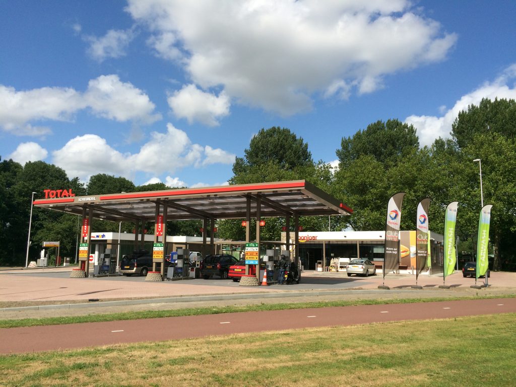 total, tankstation, Rotterdam