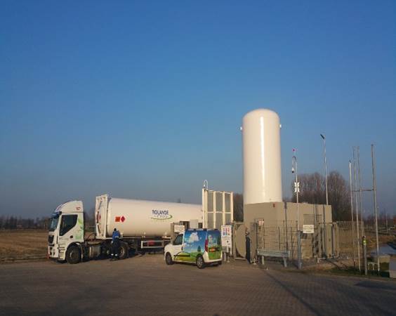 LNG-tankstation Rolande Geldermalsen