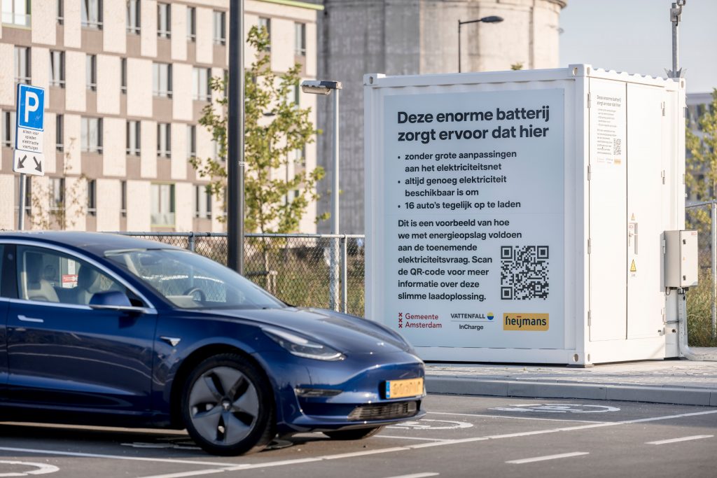 Batterij elektrisch laden Vattenfall