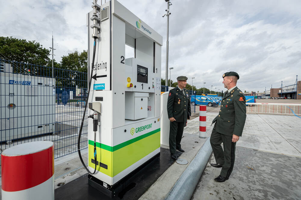 Defensie waterstoftankstation Nieuwegein