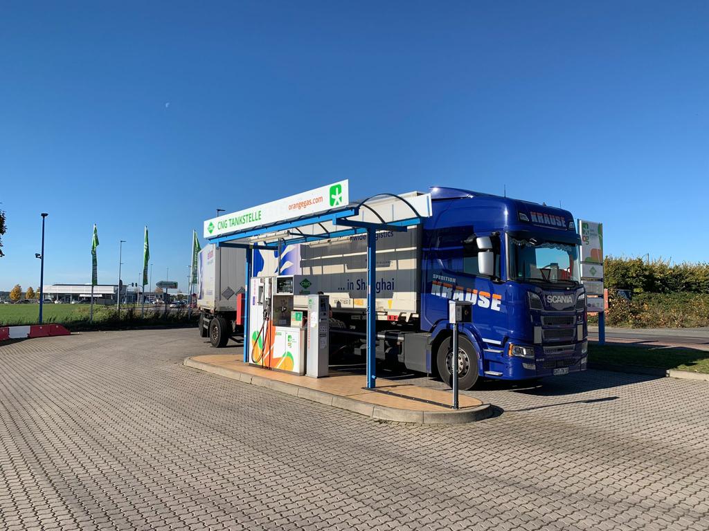 OrangeGas tankstation Bio-CNG