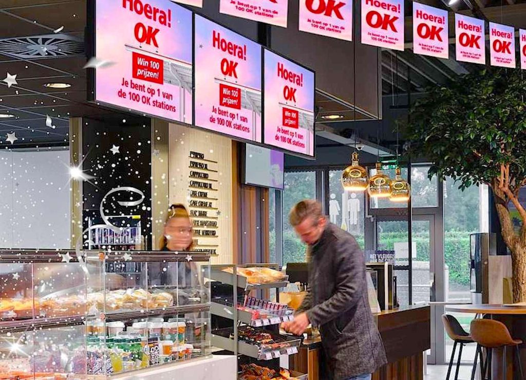 Het bemande tankstation aan de Diemerpolderweg in Diemen veranderde eind mei van een Shell in een OK. Hiermee bereikte OK in Nederland officieel de mijlpaal van honderd tankstations. Onder het motto ‘Win 101 prijzen’ viert OK dit de komende weken met haar klanten.